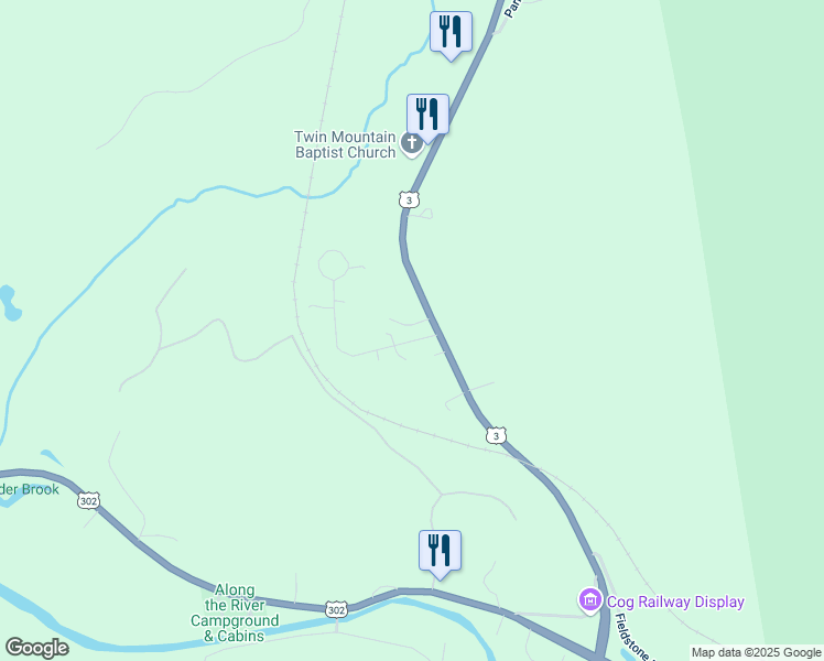 map of restaurants, bars, coffee shops, grocery stores, and more near 64 Twin View Drive in Whitefield