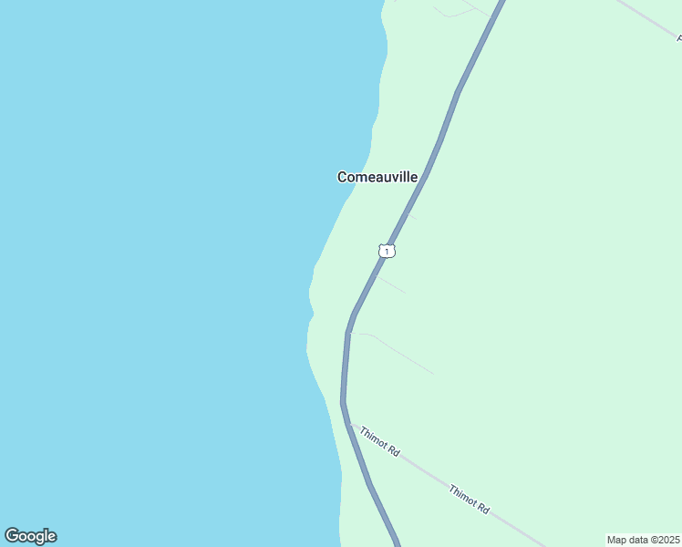 map of restaurants, bars, coffee shops, grocery stores, and more near 451 Nova Scotia Trunk 1 in Comeauville