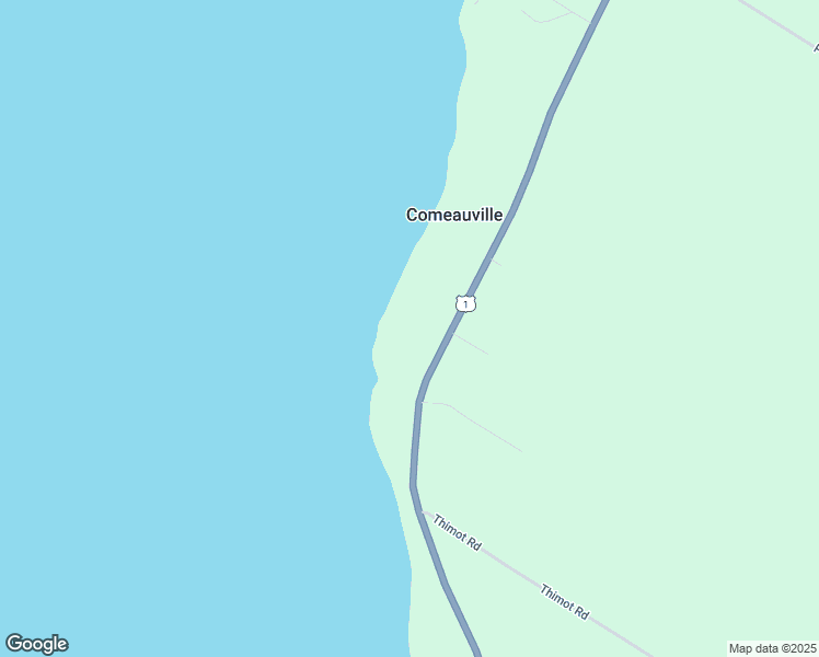 map of restaurants, bars, coffee shops, grocery stores, and more near 451 Nova Scotia Trunk 1 in Comeauville