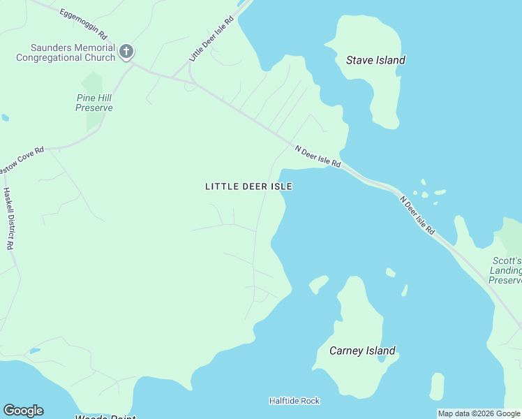 map of restaurants, bars, coffee shops, grocery stores, and more near Fire Road 900 in Deer Isle