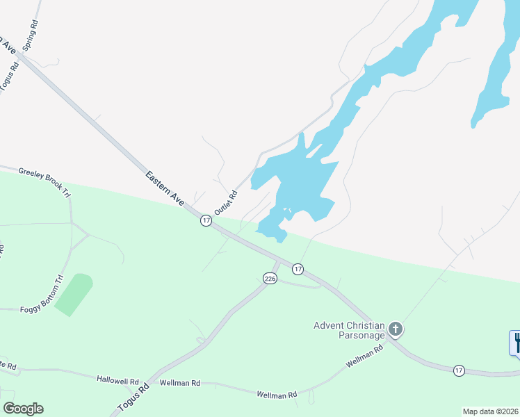 map of restaurants, bars, coffee shops, grocery stores, and more near 25 Hunter Road in Augusta