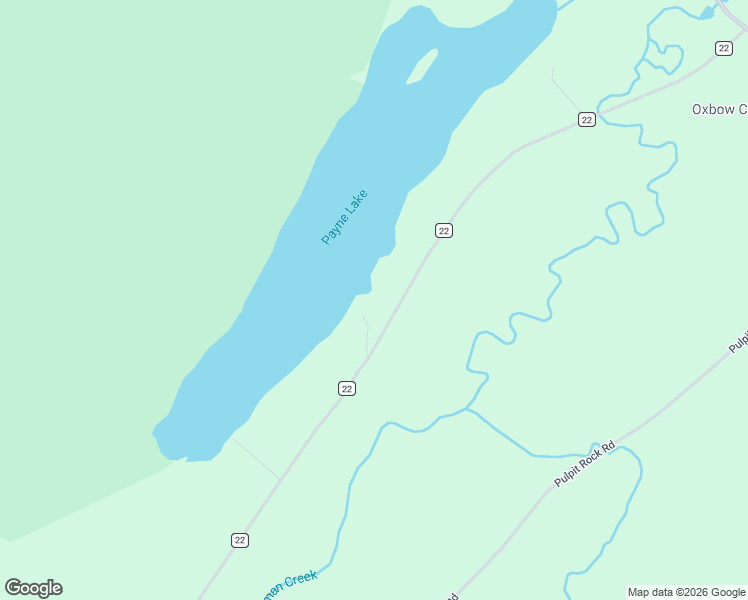 map of restaurants, bars, coffee shops, grocery stores, and more near 36349 County Road 22 in Theresa