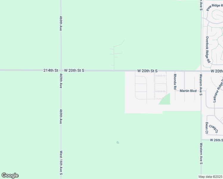 map of restaurants, bars, coffee shops, grocery stores, and more near 1115 West 20th Street South in Brookings