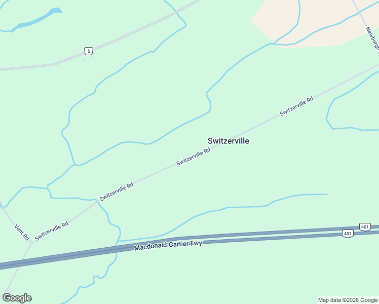 map of restaurants, bars, coffee shops, grocery stores, and more near 2093 Switzerville Road in Napanee