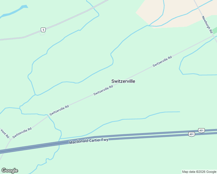 map of restaurants, bars, coffee shops, grocery stores, and more near 2093 Switzerville Road in Napanee