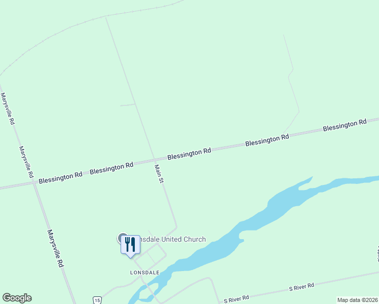 map of restaurants, bars, coffee shops, grocery stores, and more near 4463 Blessington Road in Marysville