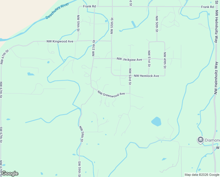 map of restaurants, bars, coffee shops, grocery stores, and more near 5453 Northwest Greenwood Avenue in Redmond