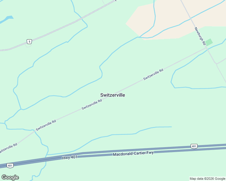 map of restaurants, bars, coffee shops, grocery stores, and more near 2055 Switzerville Road in Napanee