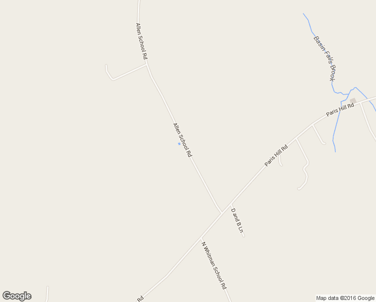 map of restaurants, bars, coffee shops, grocery stores, and more near 63 Allen School Road in Buckfield