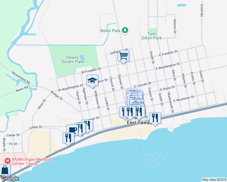 Church Street, East Tawas MI Walk Score