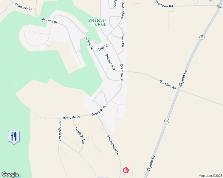 map of restaurants, bars, coffee shops, grocery stores, and more near 3498 Tee Ct in Gillette