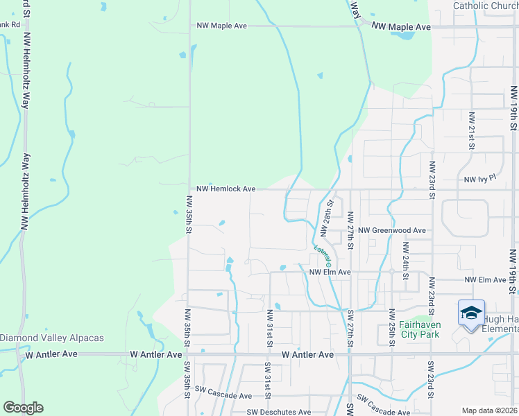 map of restaurants, bars, coffee shops, grocery stores, and more near 700 Northwest 32nd Street in Redmond
