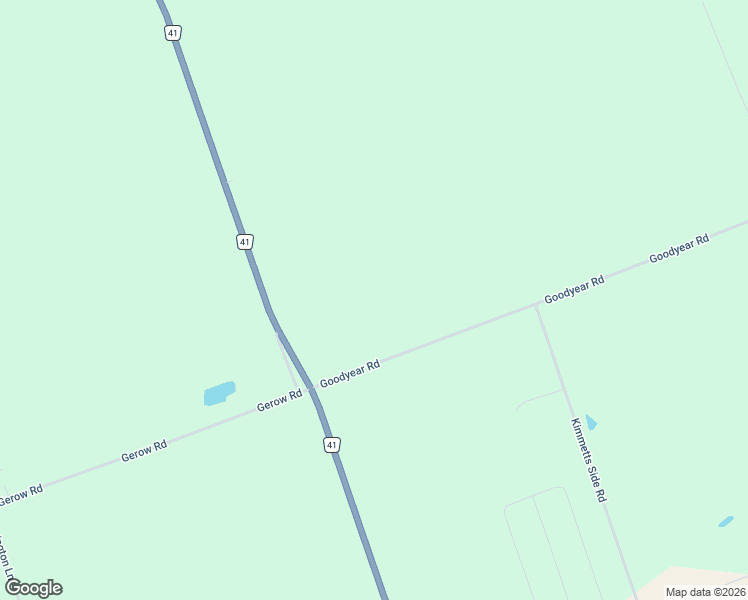 map of restaurants, bars, coffee shops, grocery stores, and more near 53 Goodyear Road in Napanee