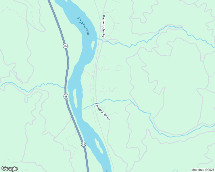 map of restaurants, bars, coffee shops, grocery stores, and more near 9594 Packer John Road in Cascade