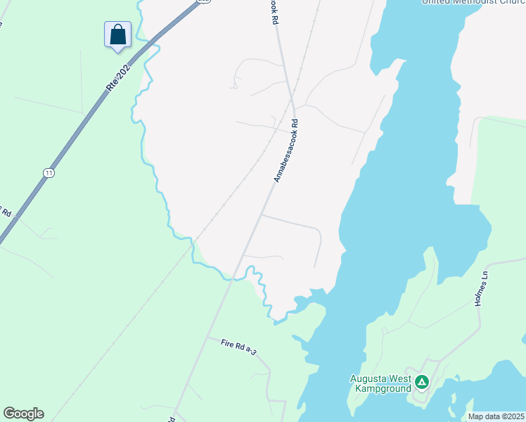 map of restaurants, bars, coffee shops, grocery stores, and more near 176 Annabessacook Road in Winthrop