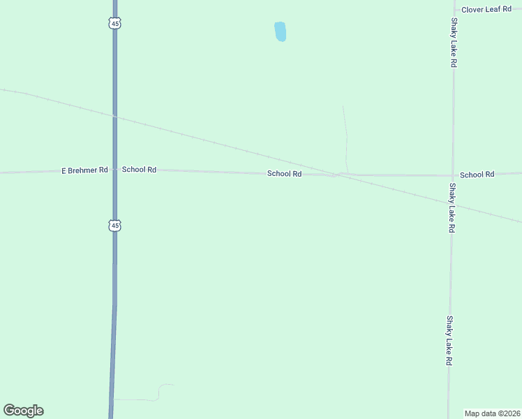 map of restaurants, bars, coffee shops, grocery stores, and more near W10745 School Road in Fremont