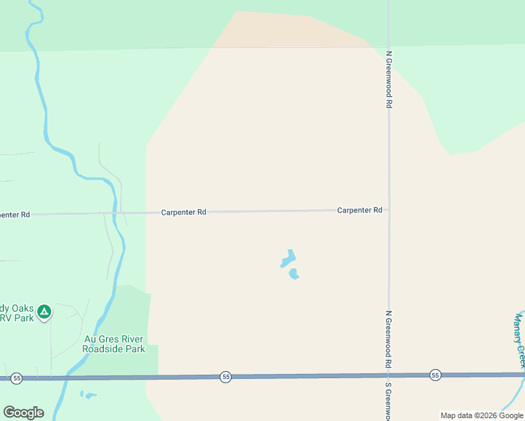 map of restaurants, bars, coffee shops, grocery stores, and more near 4637-4891 Carpenter Rd in Iosco