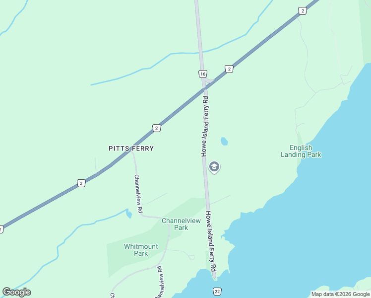 map of restaurants, bars, coffee shops, grocery stores, and more near 34 Howe Island Ferry Road in Kingston