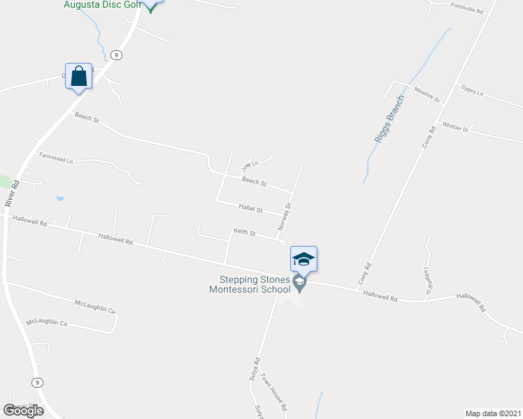 map of restaurants, bars, coffee shops, grocery stores, and more near 13 Hallet Street in Chelsea