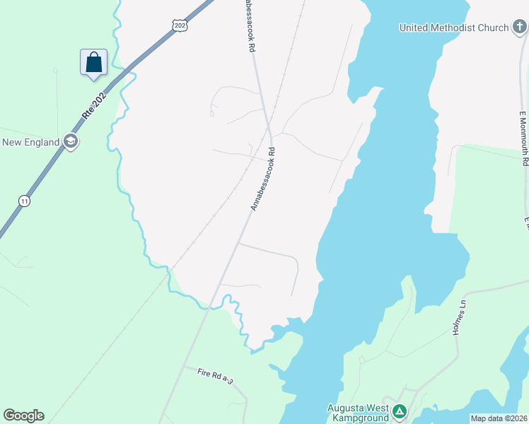 map of restaurants, bars, coffee shops, grocery stores, and more near 176 Annabessacook Road in Winthrop