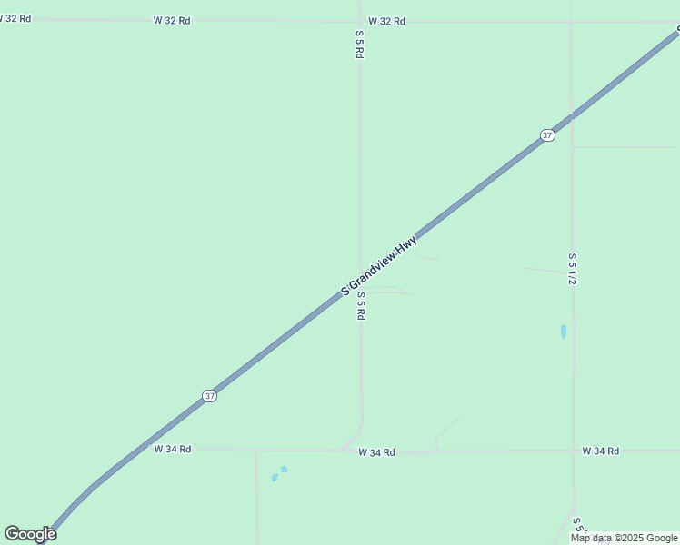 map of restaurants, bars, coffee shops, grocery stores, and more near 3528 South Grandview Highway in Harrietta