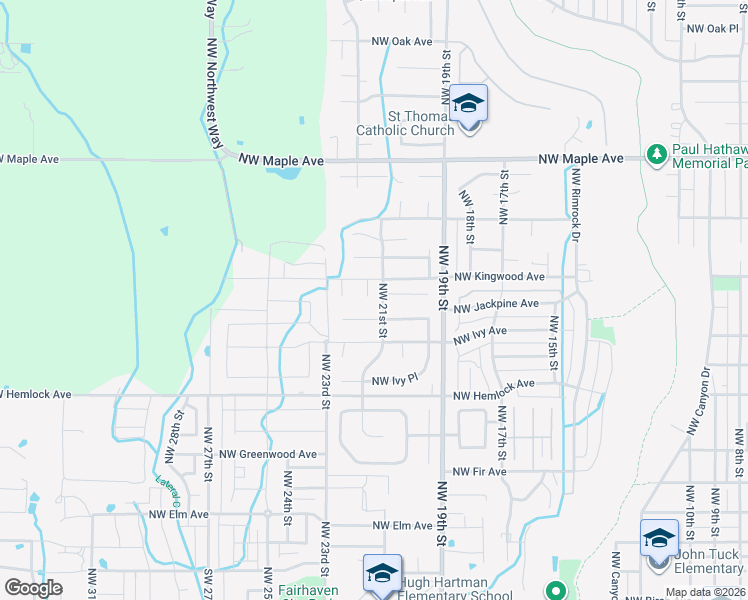 map of restaurants, bars, coffee shops, grocery stores, and more near 1130 Northwest 21st Place in Redmond