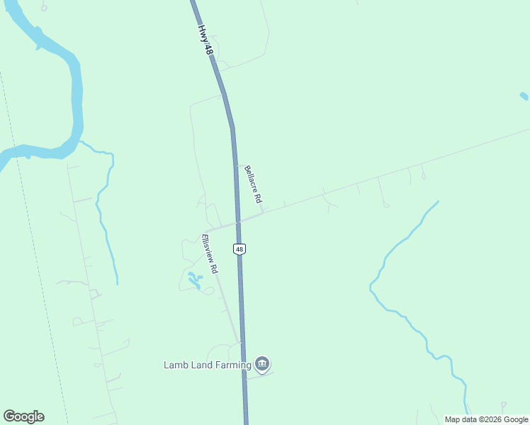 map of restaurants, bars, coffee shops, grocery stores, and more near 6098 Latimer Road in Georgina