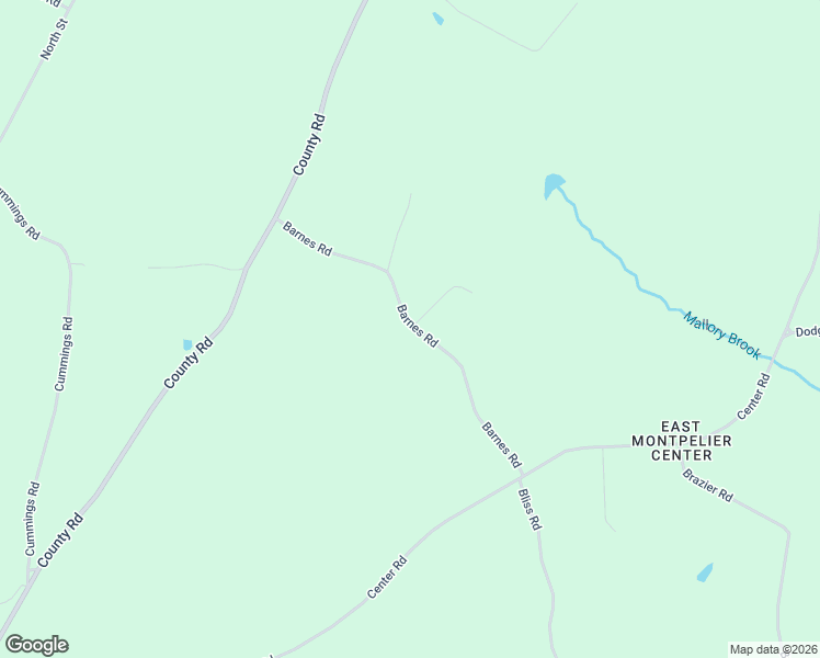 map of restaurants, bars, coffee shops, grocery stores, and more near 305 Barnes Road in Montpelier