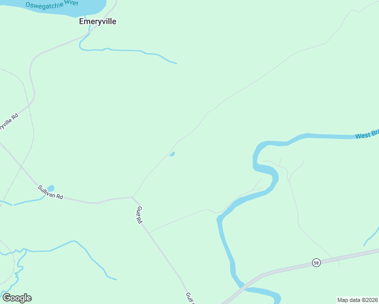 map of restaurants, bars, coffee shops, grocery stores, and more near 298 Sullivan Road in Gouverneur