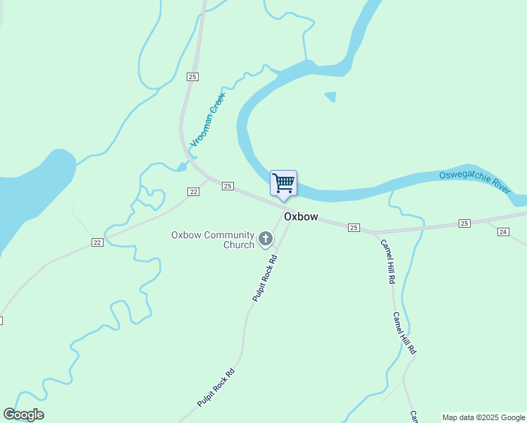 map of restaurants, bars, coffee shops, grocery stores, and more near 37412 County Road 25 in Antwerp