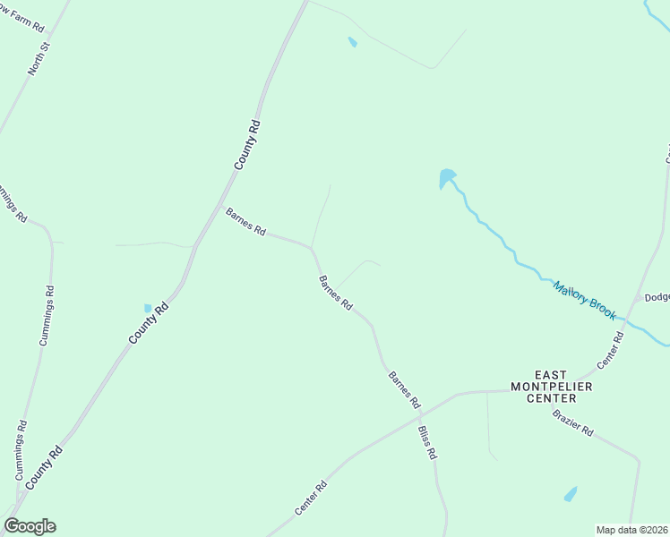 map of restaurants, bars, coffee shops, grocery stores, and more near 305 Barnes Road in Montpelier