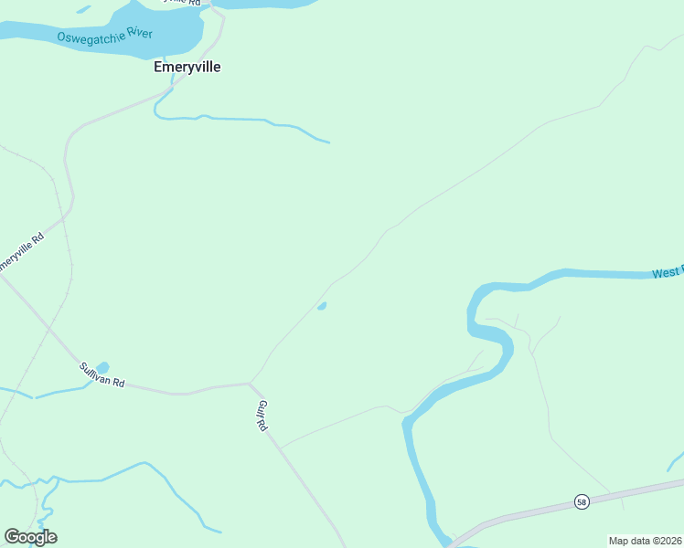 map of restaurants, bars, coffee shops, grocery stores, and more near 298 Sullivan Road in Gouverneur