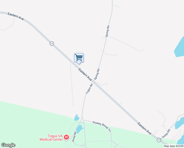 map of restaurants, bars, coffee shops, grocery stores, and more near 370 Spring Road in Augusta