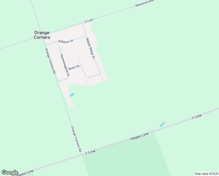 map of restaurants, bars, coffee shops, grocery stores, and more near 71 Maple Ridge Drive in Kawartha Lakes