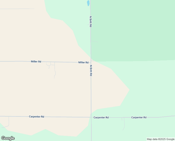 map of restaurants, bars, coffee shops, grocery stores, and more near 6001 Miller Road in Whittemore