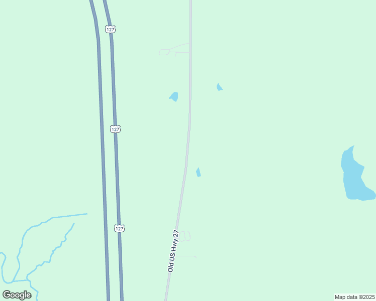 map of restaurants, bars, coffee shops, grocery stores, and more near Old US Highway 27 in Houghton Lake