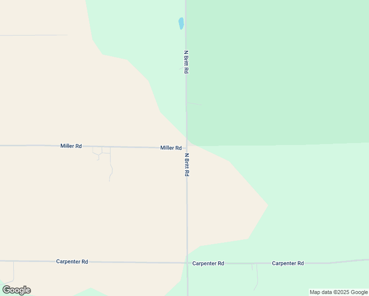 map of restaurants, bars, coffee shops, grocery stores, and more near 6001 Miller Road in Whittemore