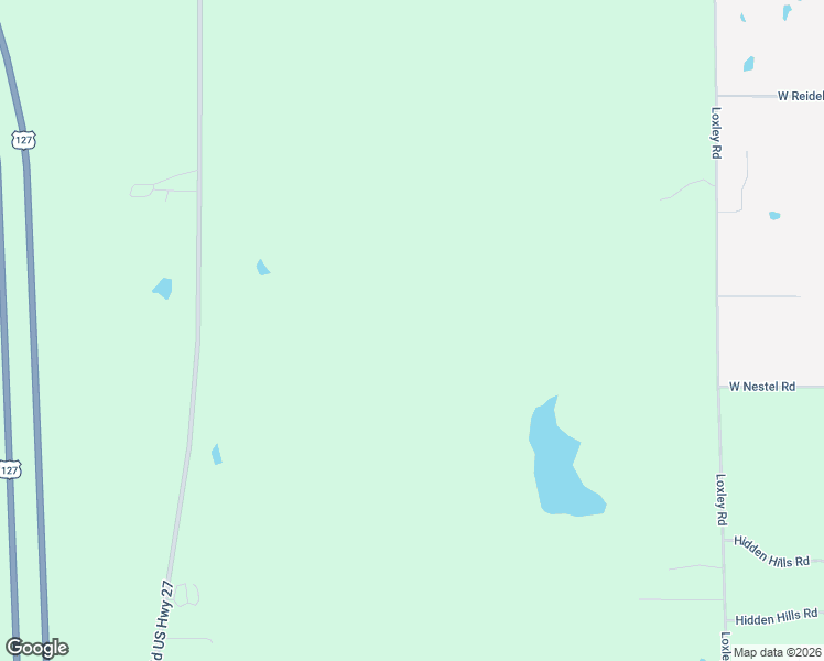map of restaurants, bars, coffee shops, grocery stores, and more near Old US Highway 27 in Houghton Lake