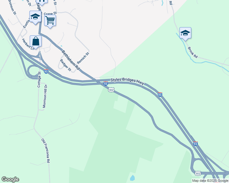 map of restaurants, bars, coffee shops, grocery stores, and more near 161 Main Street in Bethlehem