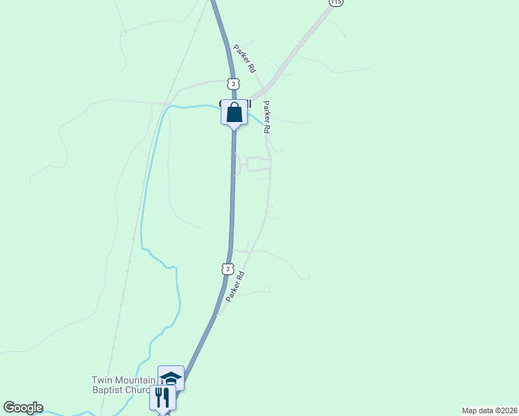 map of restaurants, bars, coffee shops, grocery stores, and more near 209 Parker Road in Carroll