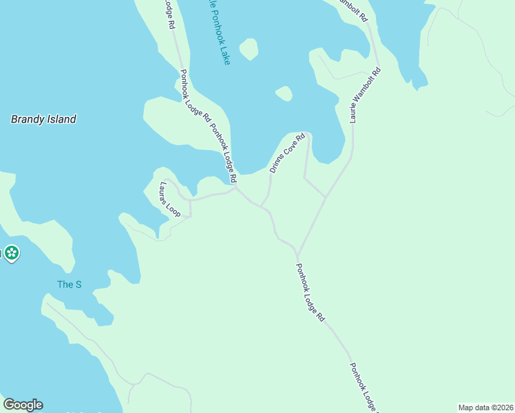 map of restaurants, bars, coffee shops, grocery stores, and more near Ponhook Lodge Road in Greenfield