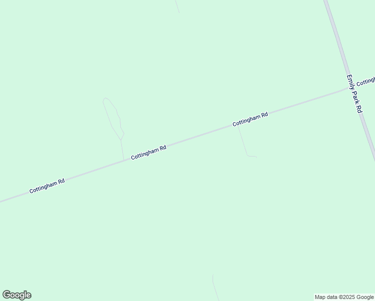 map of restaurants, bars, coffee shops, grocery stores, and more near 174 Cottingham Road in Kawartha Lakes