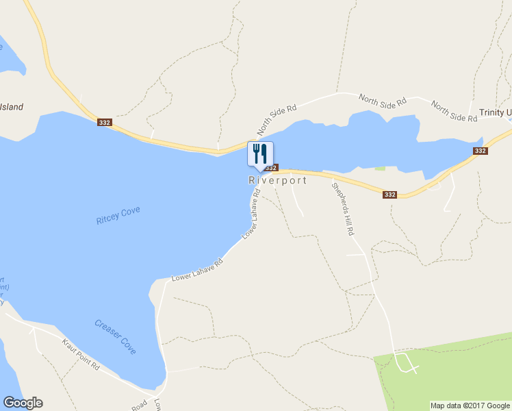 map of restaurants, bars, coffee shops, grocery stores, and more near 39 Lower Lahave Road in Rose Bay