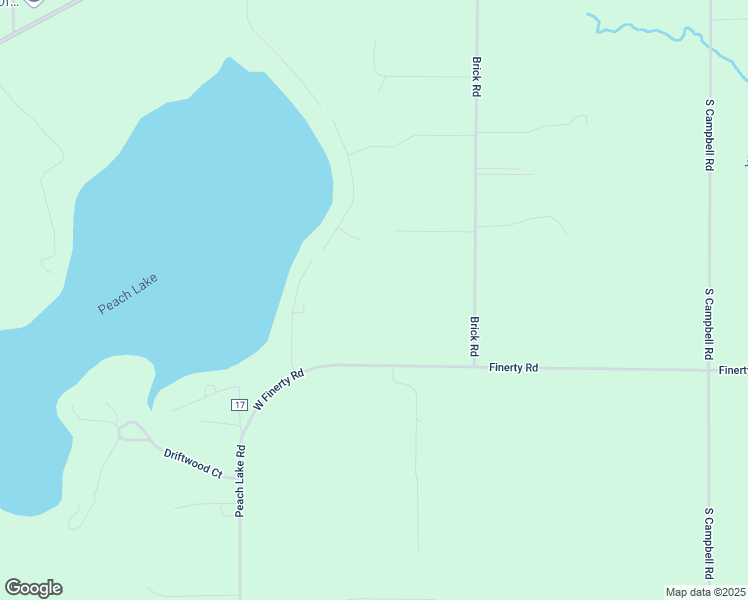 map of restaurants, bars, coffee shops, grocery stores, and more near 630-938 Finerty Road in West Branch