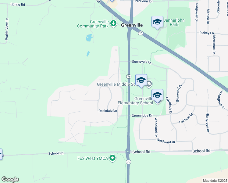 map of restaurants, bars, coffee shops, grocery stores, and more near N1470 Stone Bluff Lane in Greenville