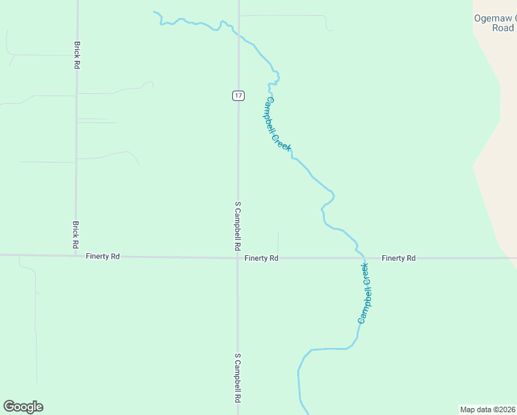 map of restaurants, bars, coffee shops, grocery stores, and more near 1431 South Campbell Road in West Branch