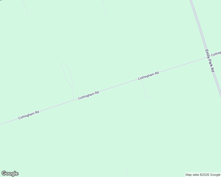 map of restaurants, bars, coffee shops, grocery stores, and more near 174 Cottingham Road in Kawartha Lakes