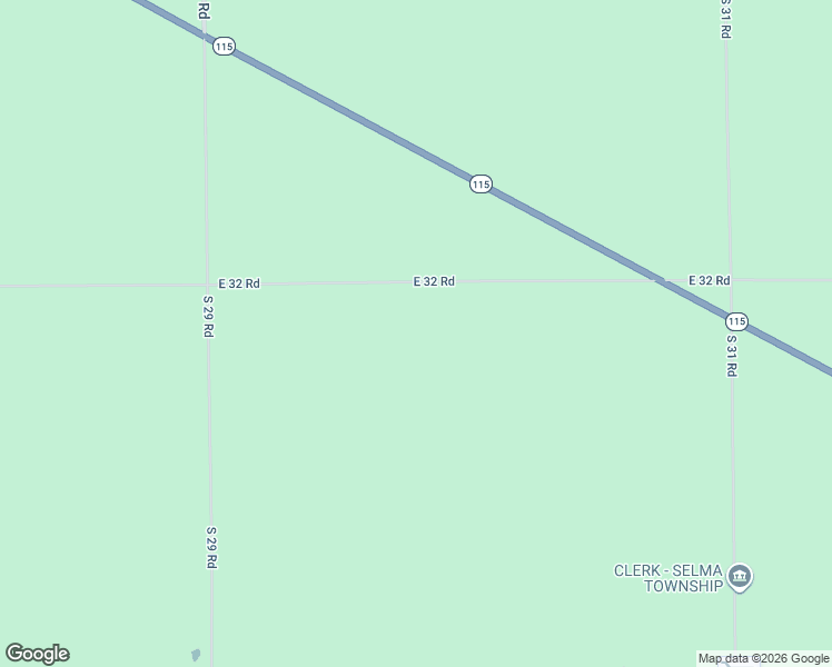 map of restaurants, bars, coffee shops, grocery stores, and more near 2300 East 32 Road in Cadillac