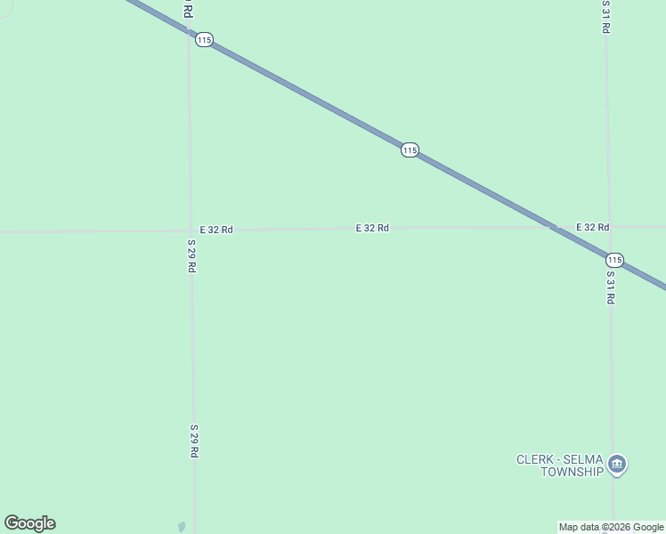 map of restaurants, bars, coffee shops, grocery stores, and more near 2300 East 32 Road in Cadillac