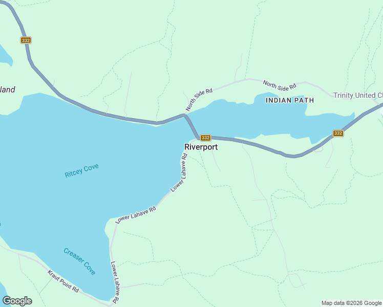 map of restaurants, bars, coffee shops, grocery stores, and more near 39 Lower Lahave Road in Rose Bay